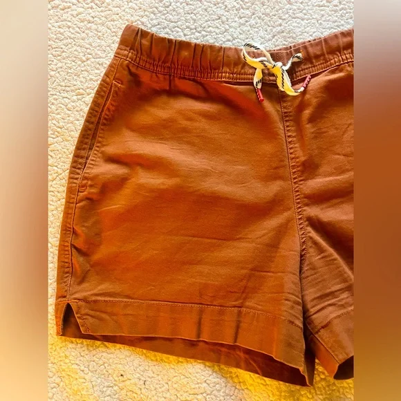 Topo Designs Dirt Shorts Women’s Hiking Casual Versatile - L - Brick Orange - Picture 4 of 13